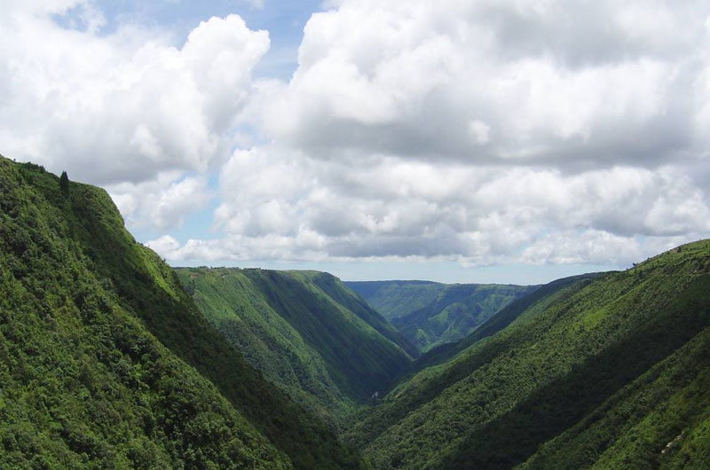 Cherrapunji hills, Meghalaya