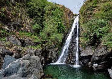 Bhagsu waterfall cascades from a height of about 30 feet | Banasri Tourism Private Limited | banasri.in