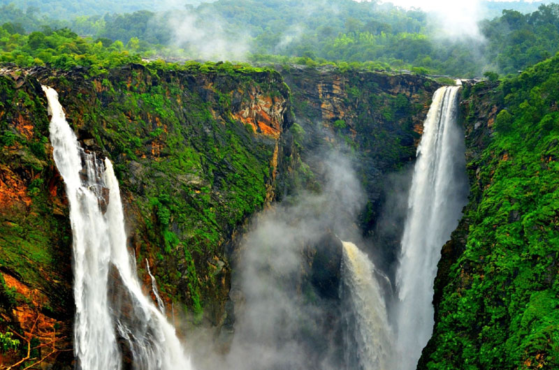 Jog Falls is located in the Shimoga district of Karnataka | Banasri Tourism Private Limited | banasri.in