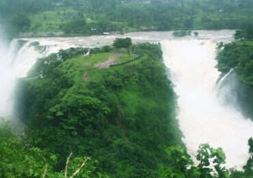 The Pravara River which feeds Randha Falls is believed to have divine origins. | Banasri Tourism Private Limited | banasri.in